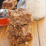 Coconut, Ginger and Chocolate Oat Bars {Flapjacks}