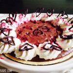Chocolate and Raspberry Truffle Pie