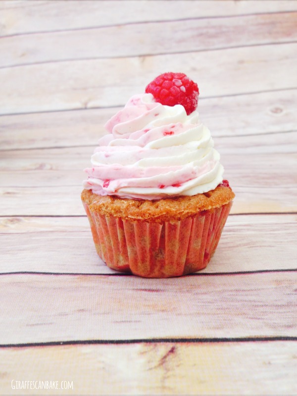 Parsnip and Raspberry Cupcakes with Raspberry Swirl Cream Cheese Frosting