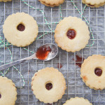 Homemade Jammie Dodgers by Giraffes Can Bake - Buttery shortbread cookies sandwiched with homemade Strawberry Jam. The classic British snack, beloved by the Eleventh Doctor. Britain's answer to the Linzer Cookie