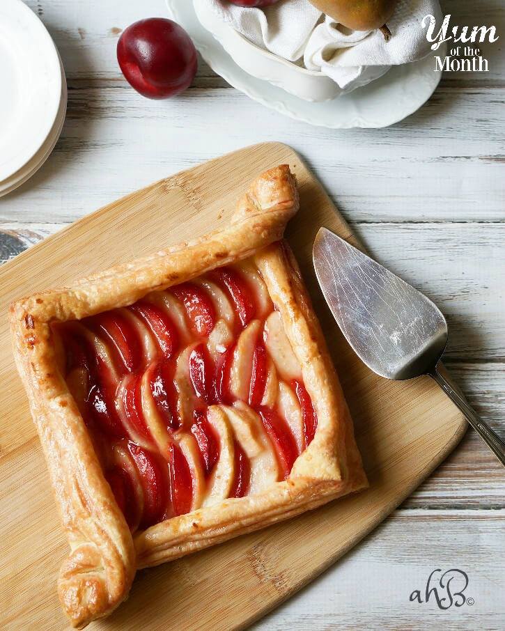 Pear Plum Galette from Accidental Happy Baker