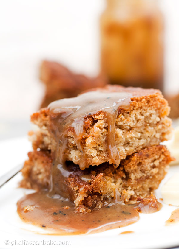 Snickerdoodle Salted Caramel Blondies - These Snickerdoodle Salted Caramel Blondies are the perfect indulgent fall dessert. Delicious, cinnamon packed fudgy blondies, studded with white chocolate chunks and layers of gooey, salted caramel. Top with even more salted caramel for a really decadent dessert! 