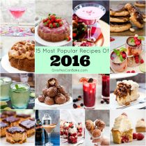 Giraffes Can Bake's Best of 2016 - 15 of the most popular recipes in 2016! Delicious cakes, indulgent desserts, scrummy cookies, and amazing cocktails – Giraffes Can Bake had a very tasty year! Here are the 15 recipes you lovely readers loved the most!
